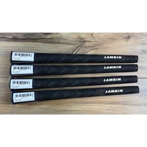 Lamkin V-Trac Standard Golf Grips (Set of 4) Black New